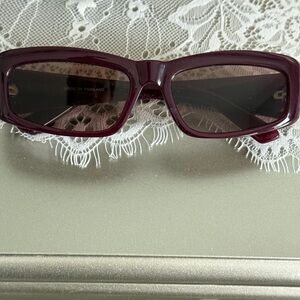 Anthropologie Elite Eyewear Slim Rectangle Sunglasses